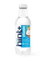 Hint+ Vitamin, Pure Water Infused with Coconut Zero Sugar - 16 Fl Oz (Pack of 12)