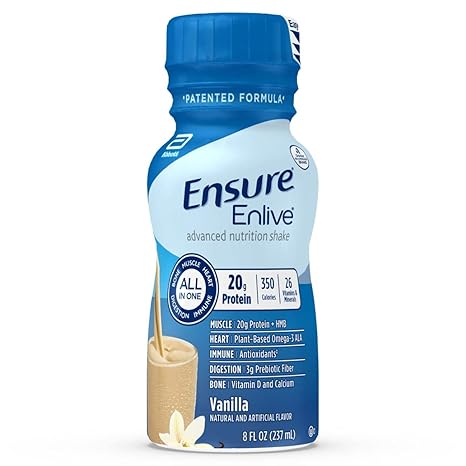 Enlive Vanilla Nutrition Shake- Case of 24
