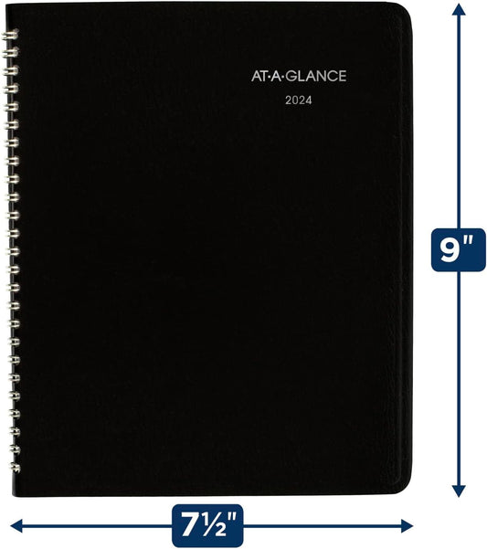 2024 Monthly Planner, 7" x 8-3/4", Medium