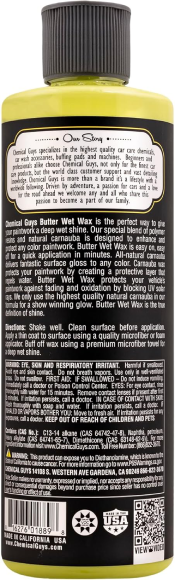 Chemical Guys Butter Wet Wax 16 fl oz - WAC_201_16