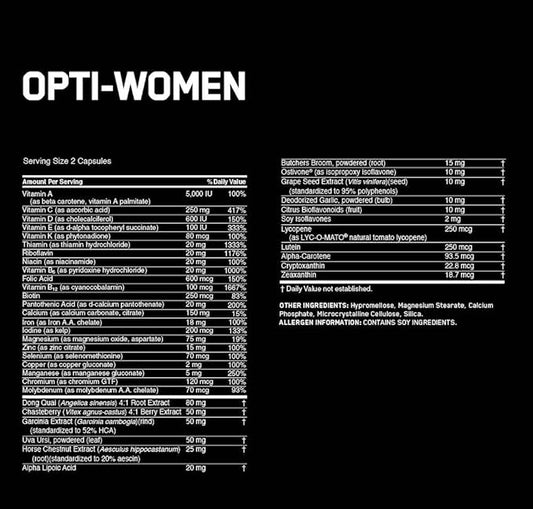Opti-Women Women's Female Multivitamin - 120 Capsules