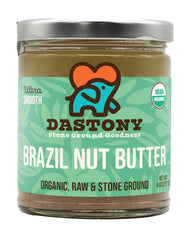 Dastony Organic Raw Brazil Nut Butter, 8 oz