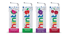 Hint Kids Water 8 Boxes Each of Cherry, Watermelon, Apple, & Blackberry, Zero Sugar - 6.75 Fl Oz (Pack of 32)