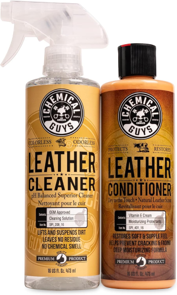 Chemical Guys Leather Cleaner and Leather Conditioner Kit - SPI_109_16