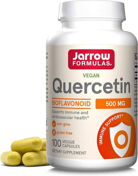 Quercetin 500 mg - Bioflavonoid - 100 Servings (Veggie Caps) - Immune Health & Response