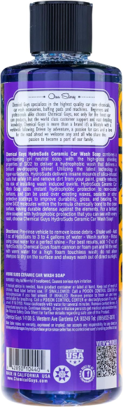 Chemical Guys Hydro Suds Ceramic SiO2 Shine High Foaming Car Wash Soap - CWS21216