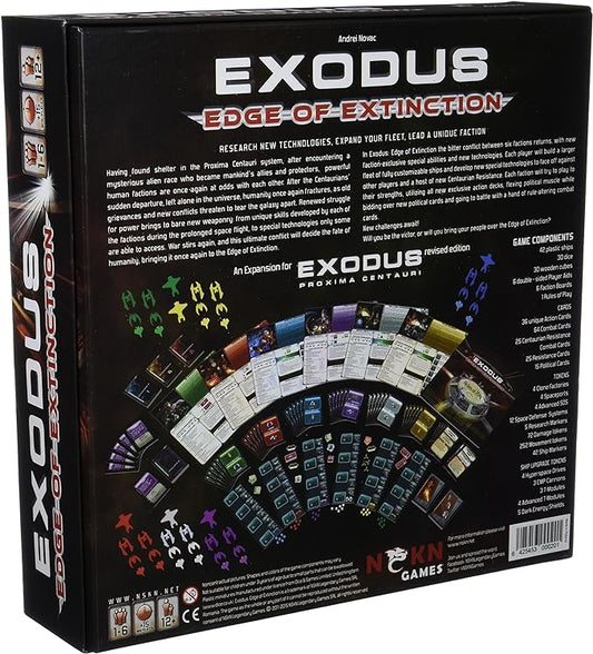 Exodus Edge of Extinction Board Game