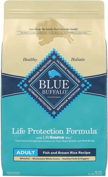 Blue Buffalo Life Protection Formula Adult Fish & Brown Rice Recipe Dry Dog Food