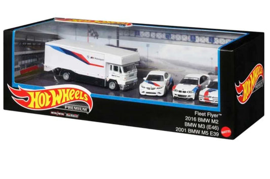 Hot Wheels Premium BMW Display Diecast Collection 4-Pack 1:64