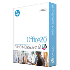 HP Office20 8.5" x 11" Multipurpose Paper, 20 lbs., 92 Brightness, 500 Sheets/Ream (HPC8511)