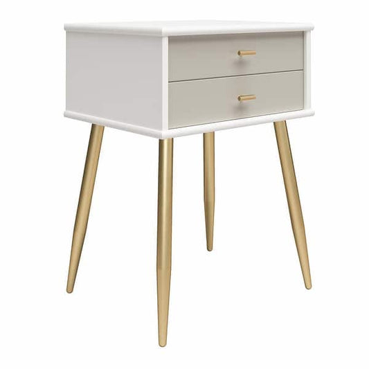 Little Seeds Valentina 1 Drawer Nightstand - Taupe