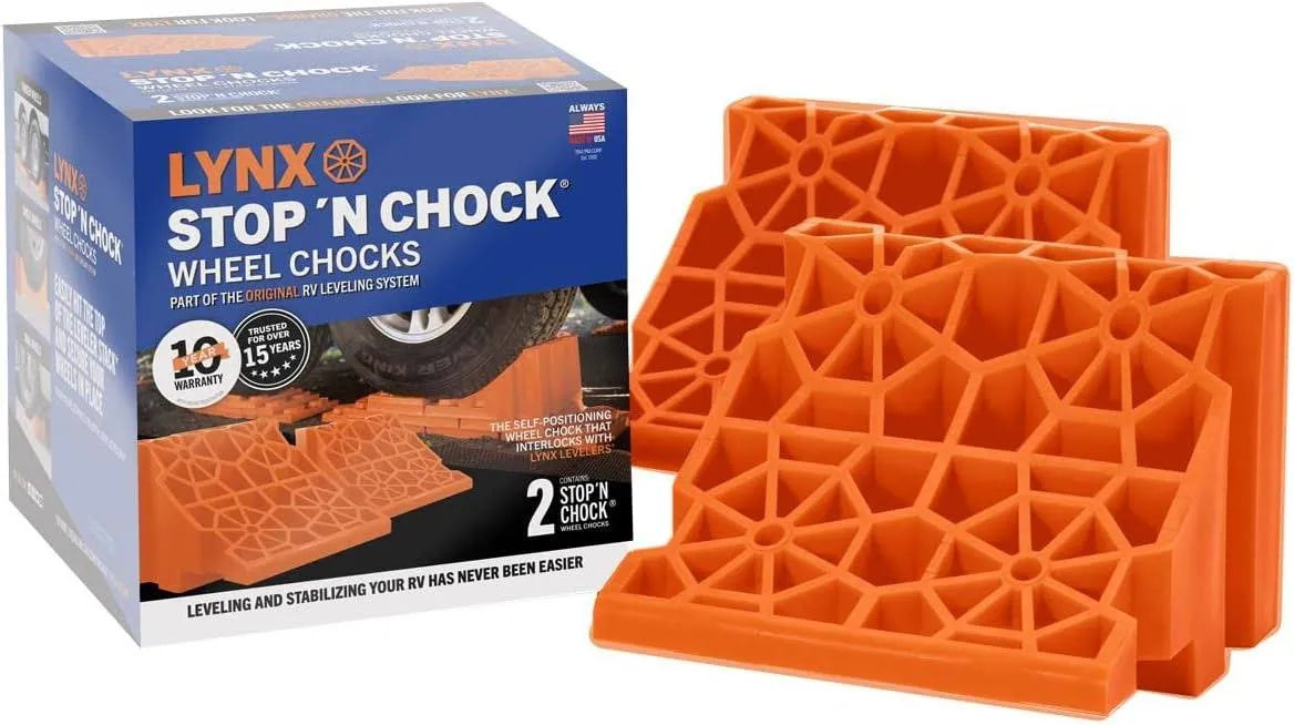 Tri-lynx 00018 Wheel Stop/chock, (pack Of 2) , Orange