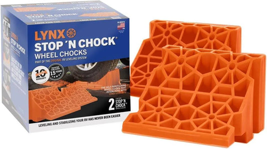 Tri-lynx 00018 Wheel Stop/chock, (pack Of 2) , Orange