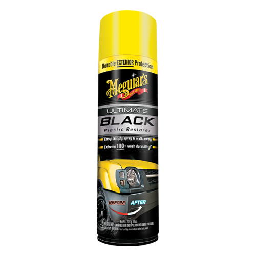 Meguiar's Ultimate Black Plastic Restorer (Aerosol), 10 oz. G16910