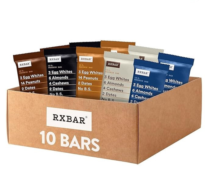 Protein Bars, Protein Snack Bars, Variety Pack (10 Bars)