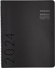 2024 Weekly & Monthly Planner, Half-Hourly Appointment Book, 8-1/4" x 11", Large