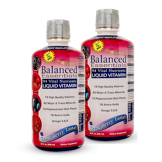 Balanced Essentials Liquid Minerals and Vitamins (Pack of 2)