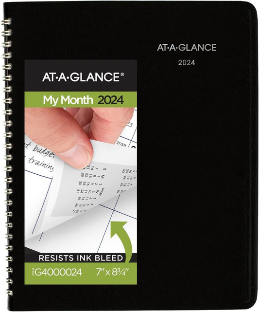 2024 Monthly Planner, 7" x 8-3/4", Medium