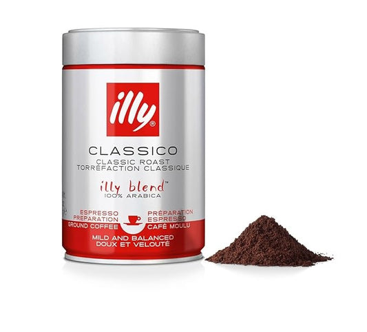 Classico Ground Coffee, Medium Roast Espresso 8.8oz (6 Pack)